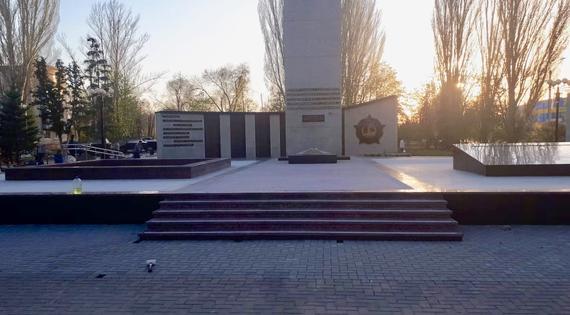 Гранитная брусчатка и плитка для «Мемориала участникам ВОВ» в г. Балаково